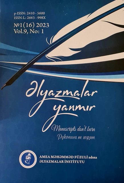 “Əlyazmalar yanmır” jurnalının yeni sayı çap olunub