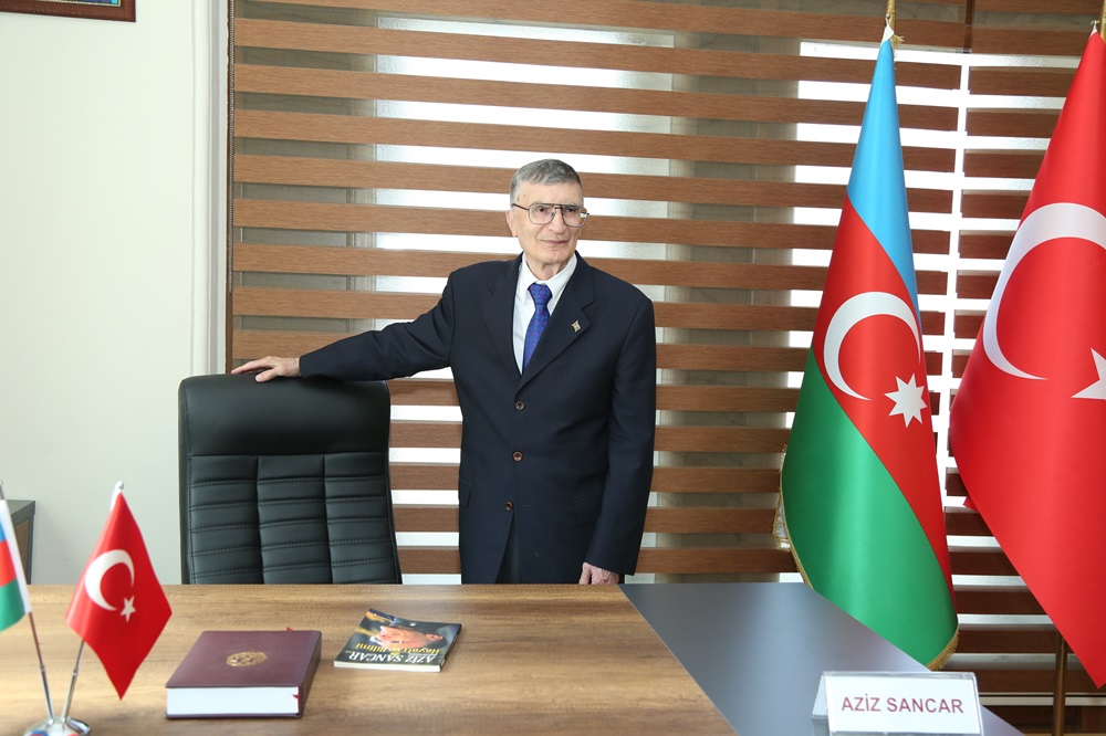 AMEA-da “Əziz Sancar şərəf otağı”nın açılışı olub