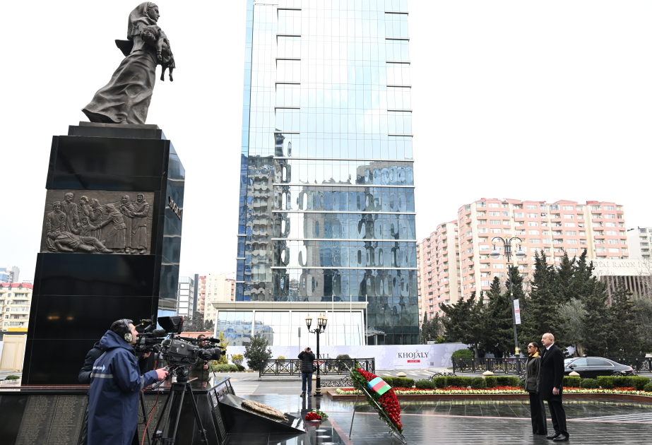 Prezident İlham Əliyev və birinci xanım Mehriban Əliyeva Xoc...