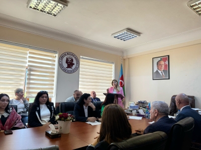 “Azərbaycan xanımının zəriflik timsalı Zərifə Əliyeva” mövzusunda tədbir keçirilib