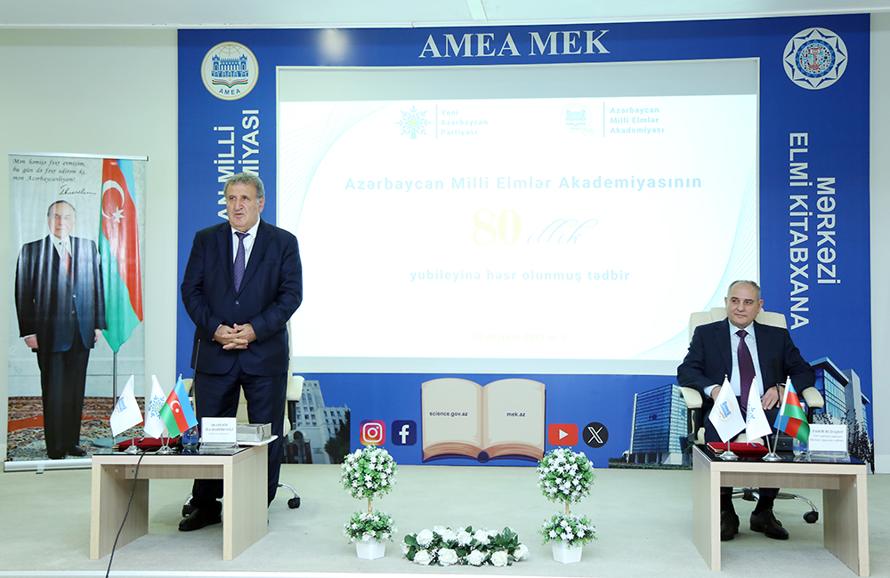 AMEA-nın 80 illik yubileyi münasibətilə tədbir keçirilib