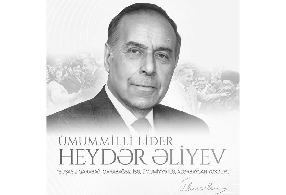 Prezident İlham Əliyev Ulu Öndər Heydər Əliyevlə bağlı payla...