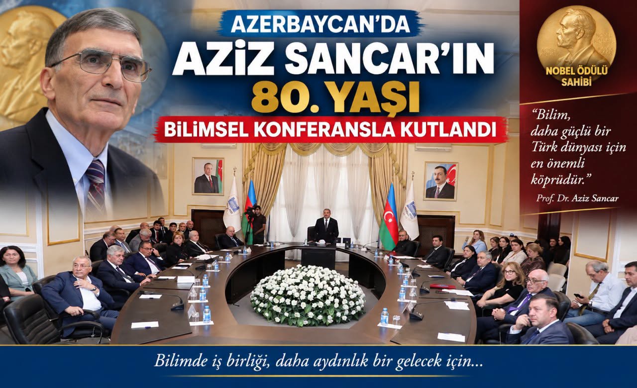 AMEA-da Nobel mükafatı laureatı Əziz Səncərin 80 illik yubil...